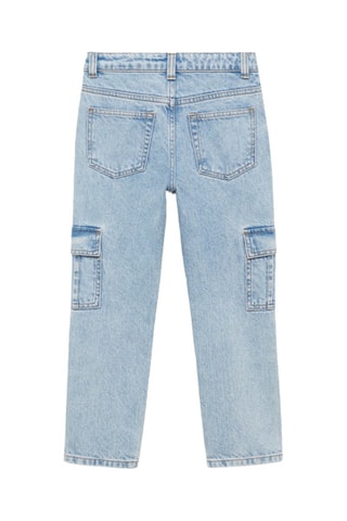 Jean cargo poches - Bleu clair