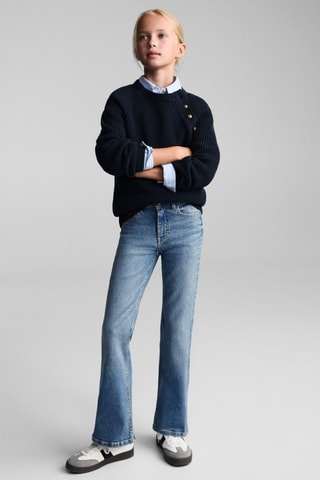 Jean flare ouverture - Bleu
