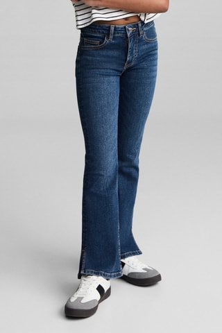 Jean flare ouverture - Bleu marine