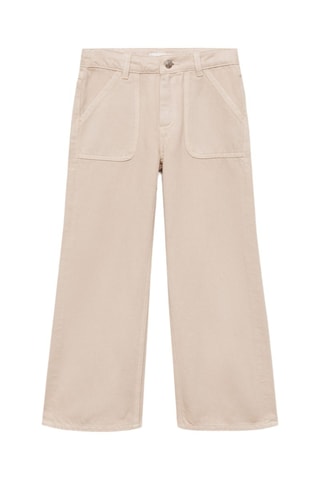 Jean wideleg poches - Sable