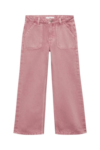 Jean wideleg poches - Rose