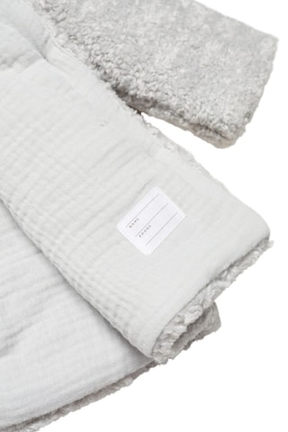 Manteau imitation mouton - Gris clair chiné