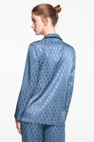 Veste double boutonnage - Bleu