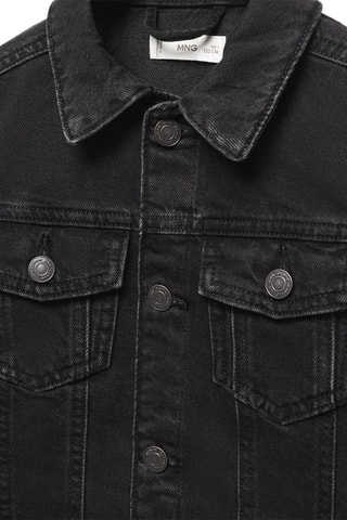 Veste jean poches - Noir