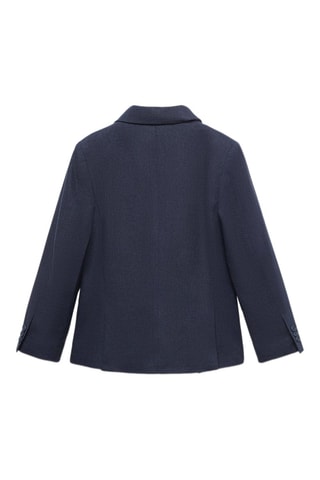 Veste de costume lin - Bleu marine