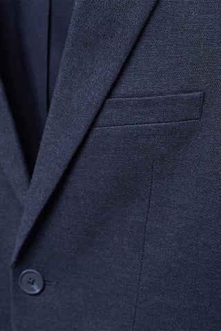 Veste de costume lin - Bleu marine