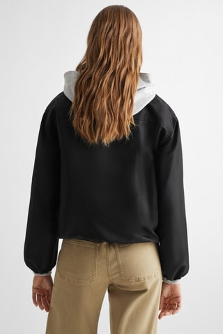 Veste bomber fermeture éclair - Noir