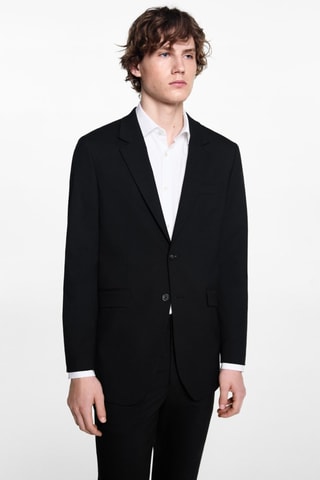 Veste de costume slim fit - Noir