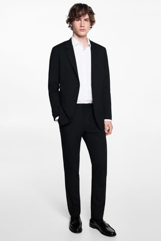 Veste de costume slim fit - Noir