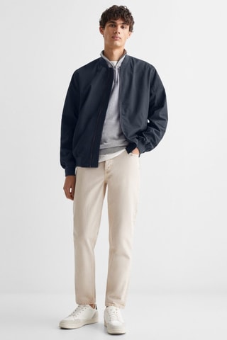 Bomber coton - Bleu
