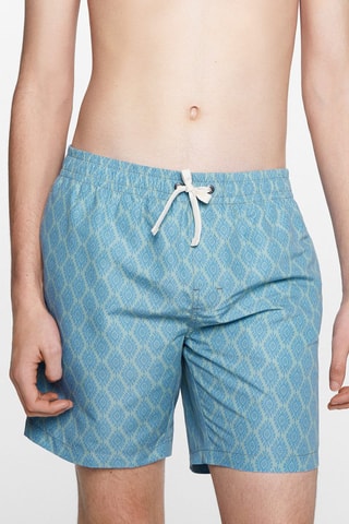 Maillot de bain imprimé - Vert