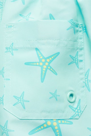 Maillot de bain imprimé étoiles - Bleu clair