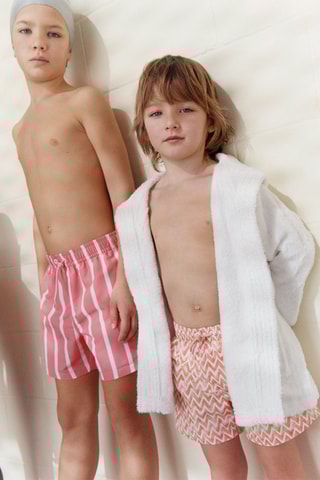 Maillot de bain imprimé - Orange