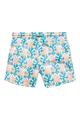 Maillot de bain imprimé - Turquoise