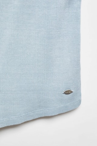 Crop top coton - Bleu clair