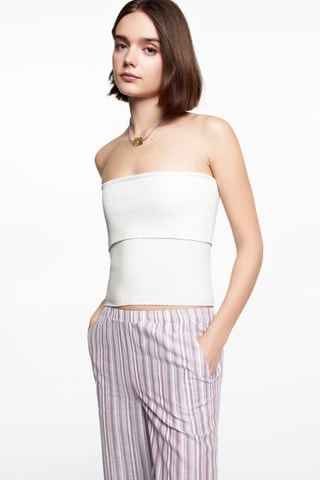 Top bustier  - Ecru
