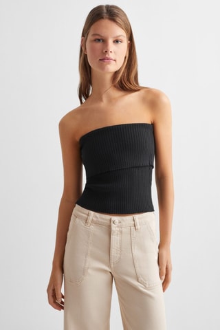 Top bustier  - Noir