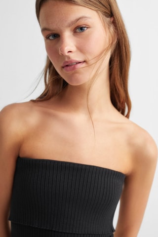 Top bustier  - Noir
