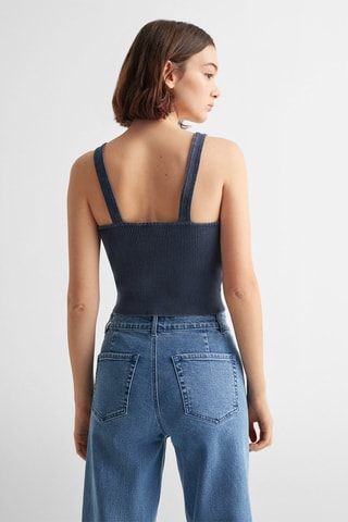 Top à bretelles - Indigo