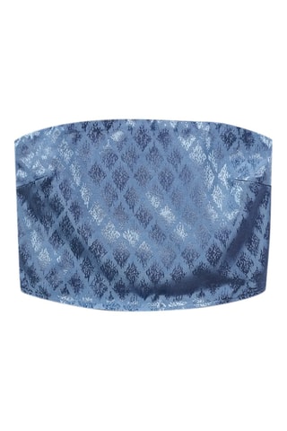Top bustier - Bleu