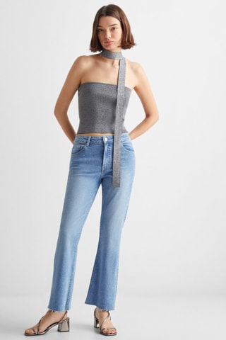 Top bandeau brillant - Anthracite