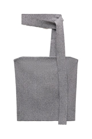 Top bandeau brillant - Anthracite