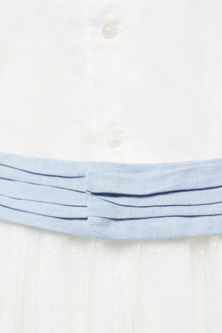 Robe plumetis - Blanc cassé