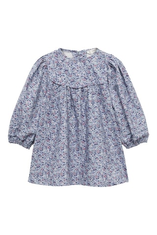 Robe à fleurs - Bleu