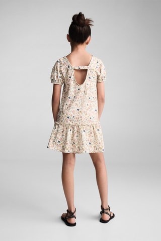 Robe à fleurs - Vanille