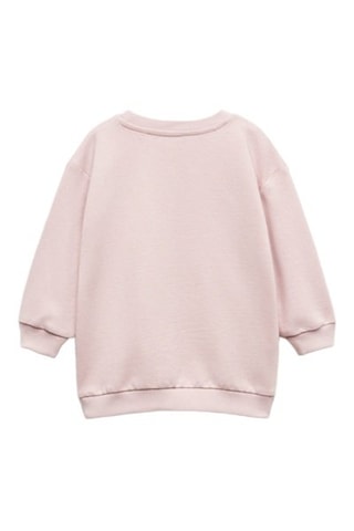 Robe sweat-shirt Snoopy - Rose clair