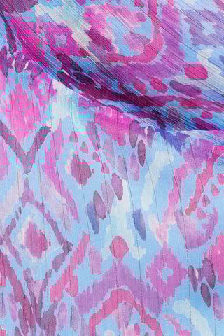 Robe asymétrique imprimée - Lilas
