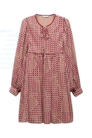 Robe fluide imprimée - Fraise