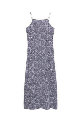 Robe à fleurs - Bleu marine