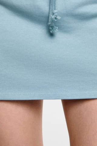 Robe coton taille élastique - Bleu clair