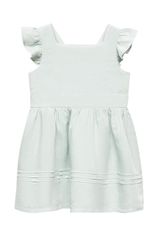 Robe en lin - Vert pastel