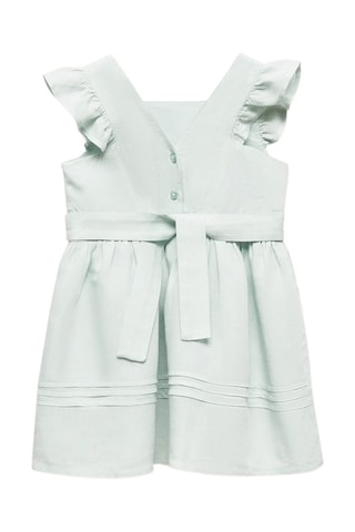 Robe en lin - Vert pastel