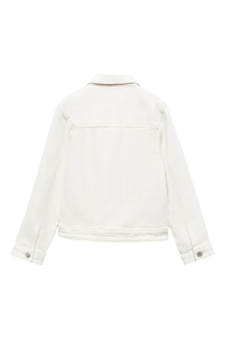 Blouson jean poches - Blanc cassé