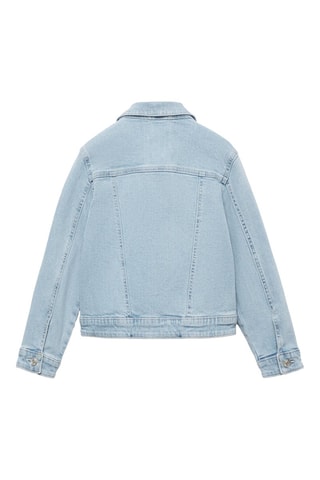 Blouson jean poches - Bleu clair