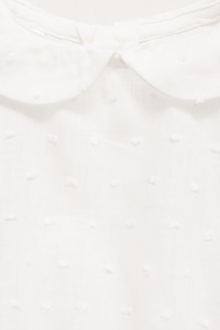 Body blouse plumetis - Blanc cassé