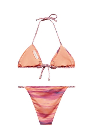 Bikini dégradé tresse - Orange