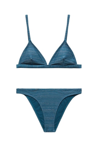 Bikini Lurex® - Bleu pétrole