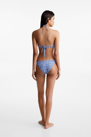 Bikini imprimé floral - Blanc cassé