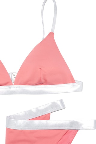 Bikini détail métallisé - Corail