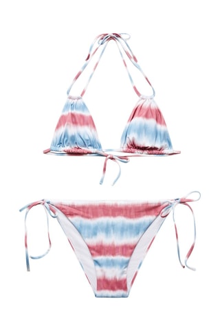 Bikini tie and dye - Bleu clair