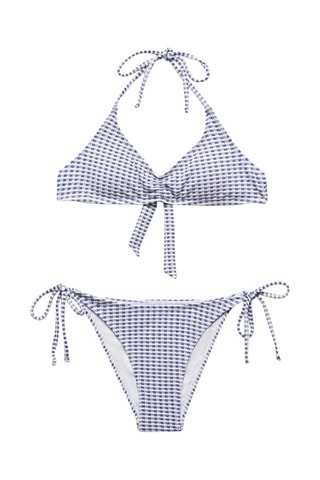 Bikini imprimé - Bleu