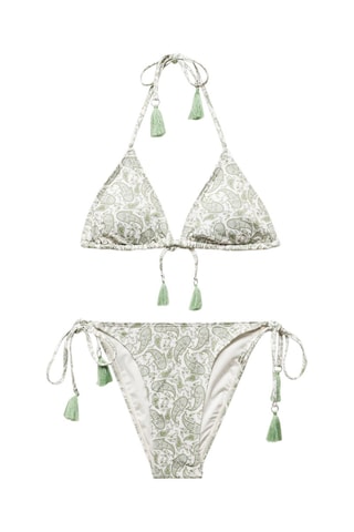 Bikini imprimé - Blanc cassé