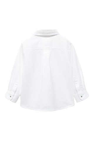 Chemise oxford en coton - Blanc