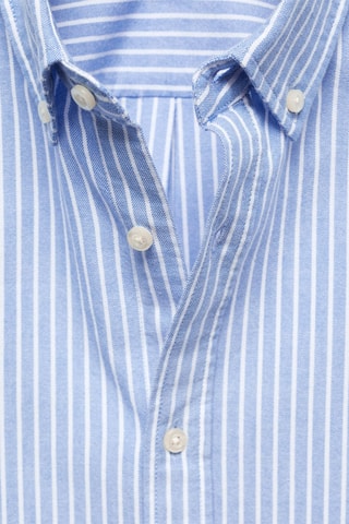 Chemise regular-fit rayures - Bleu clair