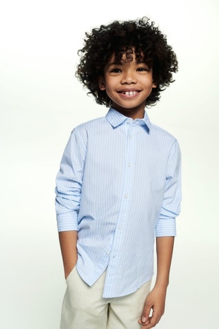 Chemise habillée regular-fit rayures - Ciel