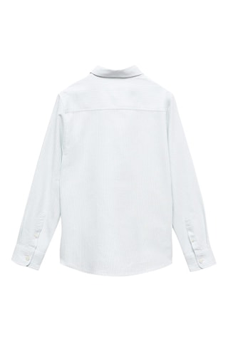 Chemise oxford rayée - Vert